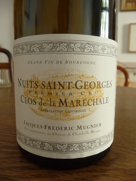 Nuits St. Georges blanc "Clos de la Maréchale" 1er Cru 2023